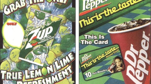7 UP Trademark Cup Countercards