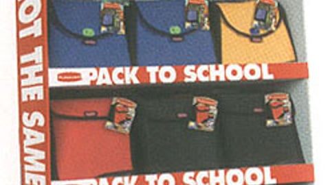 Rubbermaid Pack to School Display