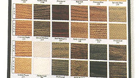 Minwax Wood Finish Hanging Display