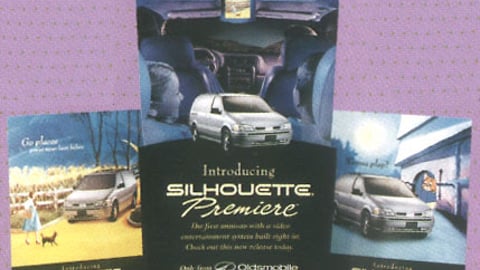 Oldsmobile Silhouette Premiere Signage