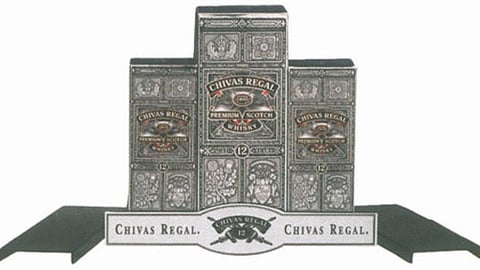 Chivas Regal Whiskey Display