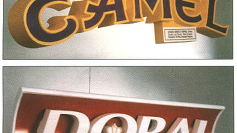 Camel, Doral Signs