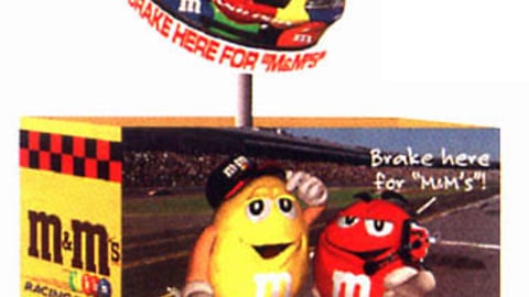 M&M/Mars NASCAR Bin