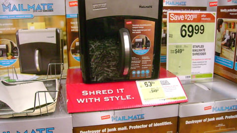 Staples Mailmate Shelf Demo