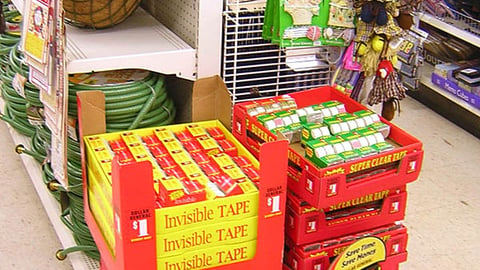 Dollar General Tape Floorstands