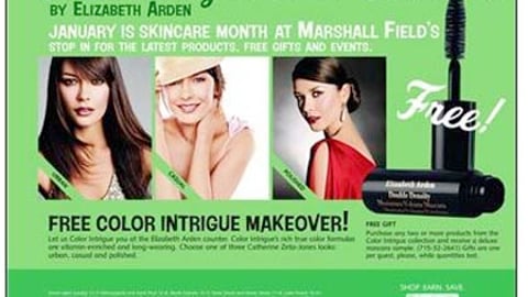 Marshall Field's Elizabeth Arden Feature