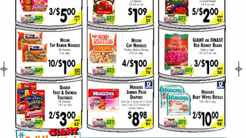 Giant Carlisle/S.C. Johnson/Kimberly-Clark Feature