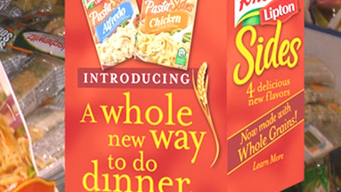 Knorr-Lipton Sides Shelf Talker