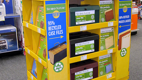 Staples 'Tax Time 2010' Pallet Display