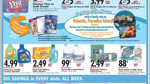 Giant Landover/S.C. Johnson/Kimberly-Clark Feature