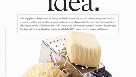 American Dairy Association Cheese Contest Ad