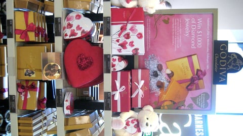 Barnes & Noble Godiva Display