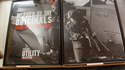 Gap 'Utility Collection' Shelf Signs