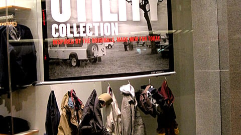 Gap 'Utility Collection' Window Display