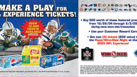 Winn-Dixie/Pepsi Shelf Talker