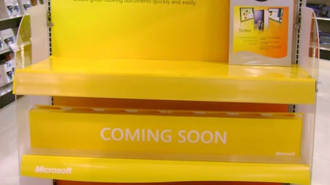 Microft Office Endcap