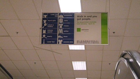 Sears H&R Block Directory Banner