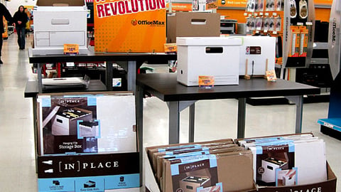 OfficeMax [IN]Place 'Storage Revolution' Display