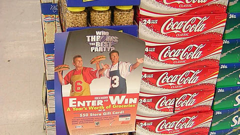 Kraft/Albertsons Quarterback Cook-Off Signage