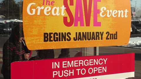 Target 'Great Save' Window Sign