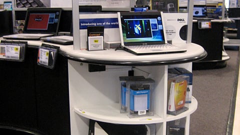 Best Buy Dell Endcap