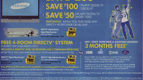 Best Buy/DirecTV Feature