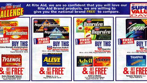 Rite Aid Jan. 22 Private Label Offer