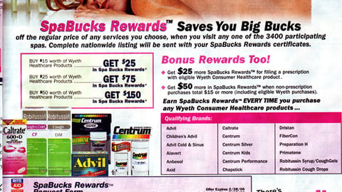 Rite Aid Spa Bucks Offer Ad