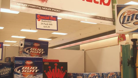 Schnucks Bud Bowl Ceiling Hanger