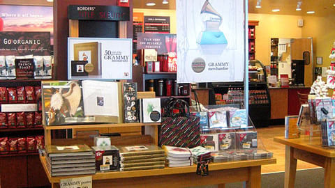 Borders Grammy Awards Table Display