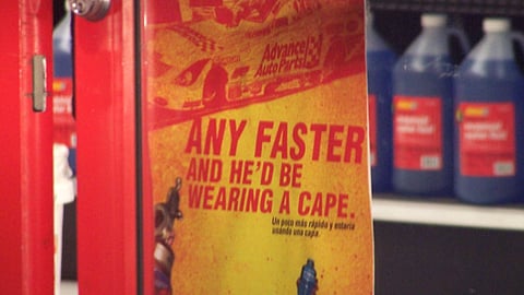 Advance Auto Parts Racing Window Cling