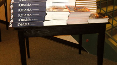 Barnes & Noble Barack Obama Table Display