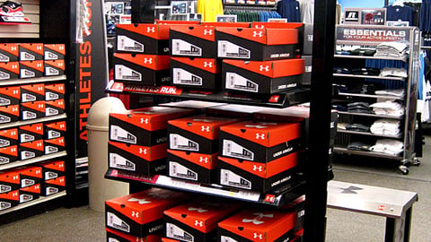 Under Armour 'Athletes Run' Mobile Floorstand