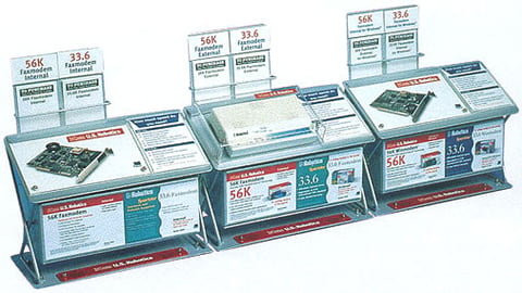 3Com Modems Display