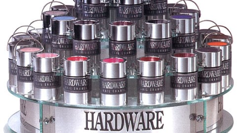 Hardware Nail Enamel Display