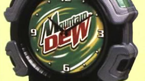 Mountain Dew Clock Display