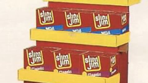 Slim Jim Sweepstakes Floorstand