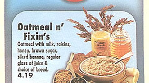 Denny's Restaurants Menu