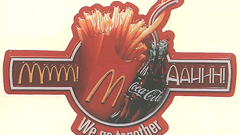 McDonald/Coca-Cola Wall/Countertop Display
