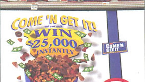 Friskies Talking Floor Cling