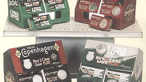 Chewing Tobacco Countertop Displays
