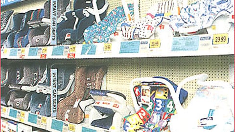 Babies "R" Us Car Seats Display