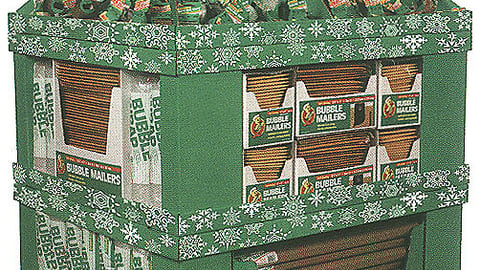 Snowflake Gift Wrapping Accessories Display