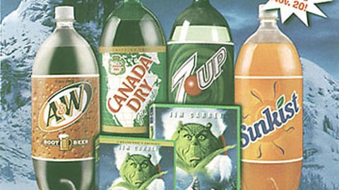 Dr Pepper/Seven Up Grinch Promo