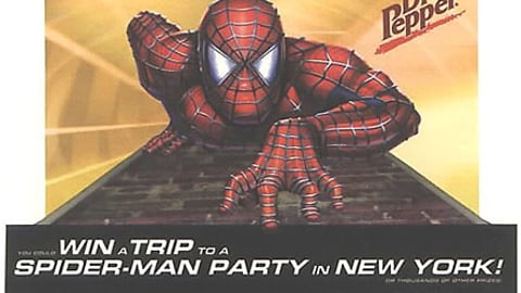 Dr Pepper Spider-Man Sweeptakes Display