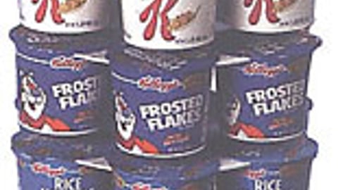 Kellogg's Cereal in a Cup Merchandiser