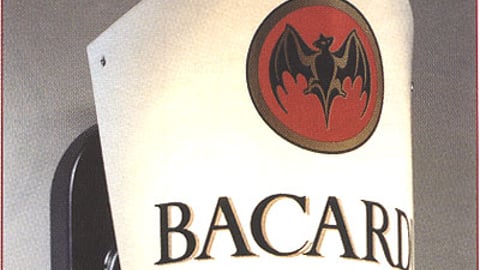 Bacardi Silver Wall Lamp