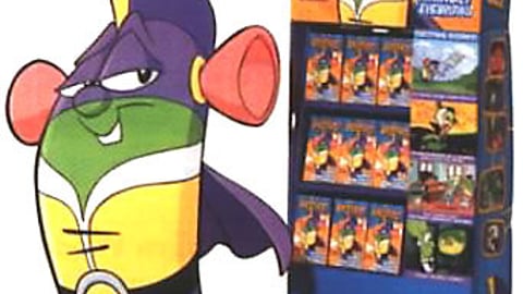 Larryboy Video Display and Standee