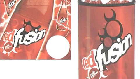 Red Fusion Barrel Display