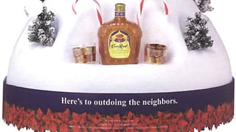 Crown Royal Holiday Display